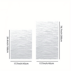 Decorative Stained Glass Window Film for Home - Privacy Frosted Tinting Film