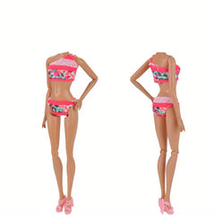 Doll Bikini Swimsuit One Piece Swimwear for 29 Doll