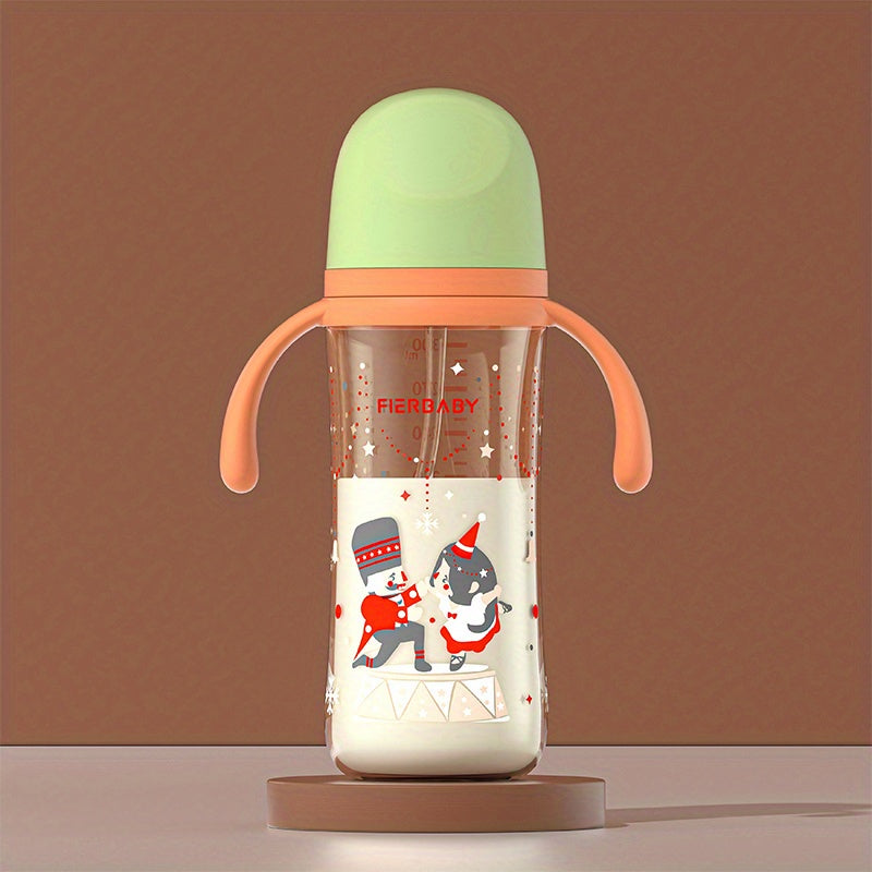 6 Month High Temp Resistant Milk Bottle - Anti Fall & Anti Flatulence