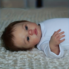 Soft Silicone Reborn Doll with 3D Marble Texture Skin