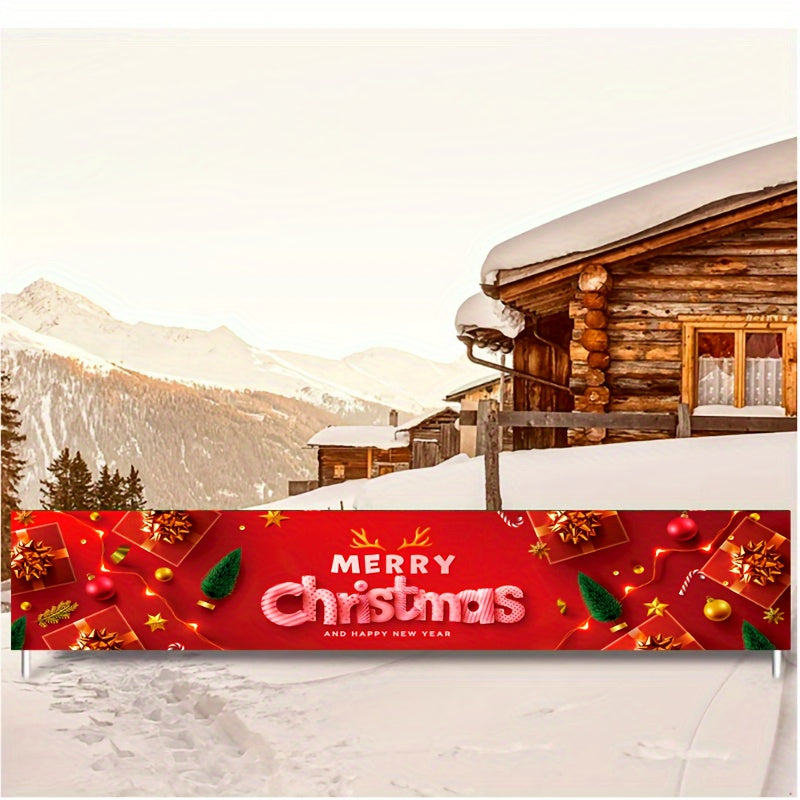 1pc Christmas Banner Party Decoration Props
