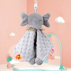 Plush Animal Baby Toy Blanket for Newborn Boys and Girls