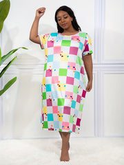 Casual Loungewear Dress Women's Nightdress
