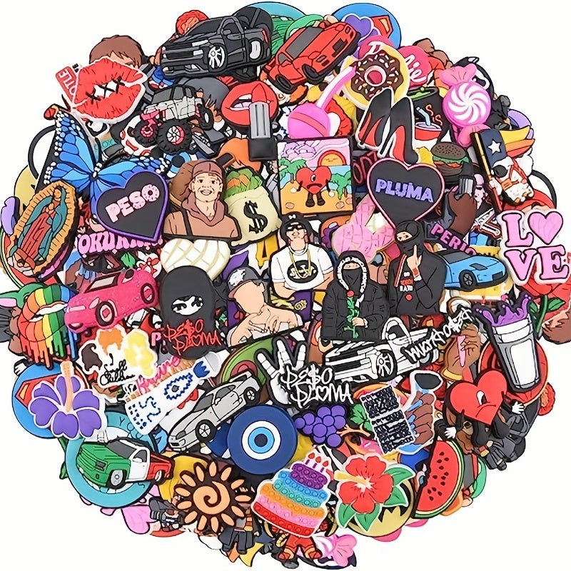 Cartoon Shoe Charms For Clogs Garden Shoes DIY Shoes Accessories