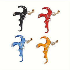 Aluminum 4 Finger Grip Bow Release Aid