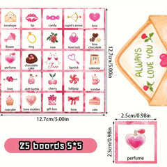 Valentines Game Cards Party School Games Love Family Entertainment