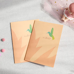 3D Birthday Greeting Card Maple Leaf Bird Paper Carving Creative Gift