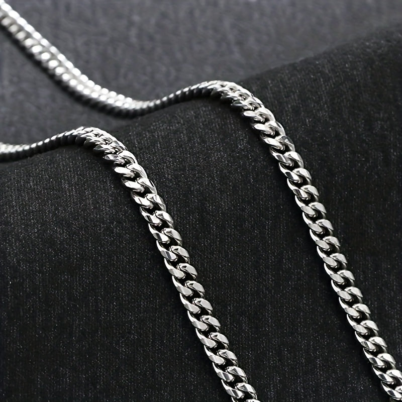 Boys Stainless Steel Hip Hop Chain Necklace for Party