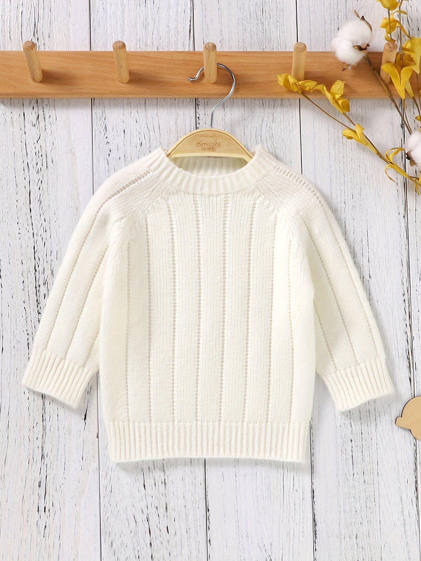 Toddler Baby Sweater Comfy Seamless Pullover Top