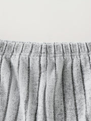 Girl's 2pcs Ribbed Halter Camisole & Elastic Waist Shorts Set