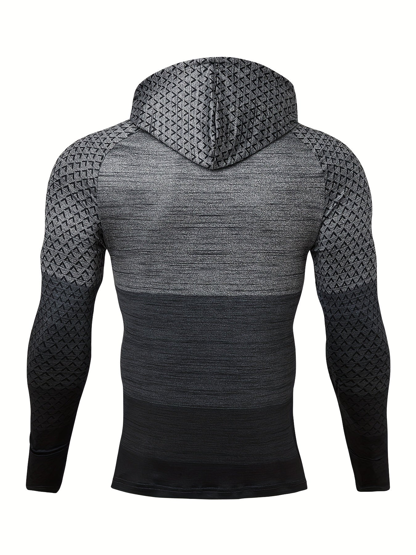 Men's Graphic Hoodie High Stretch Long Sleeve