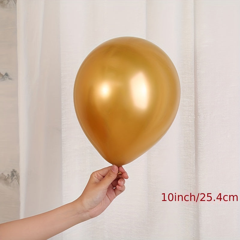 16pcs Latex Metal Balloons Wedding Birthday Party Decoration Supplies