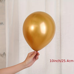 16pcs Latex Metal Balloons Wedding Birthday Party Decoration Supplies