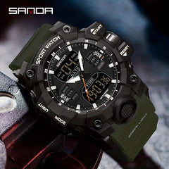 SANDA Boys Watch Waterproof Functional Men's Watch