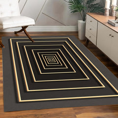 Modern Square Pattern Area Carpet Room Decor Home Decor