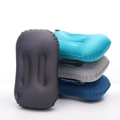Inflatable Camping Pillow Neck Lumbar Support Portable Comfort