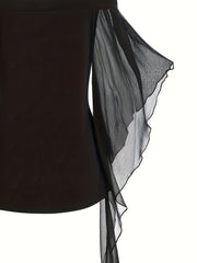 Vintage Ruffle Trim Cosplay Blouse Halloween Costume