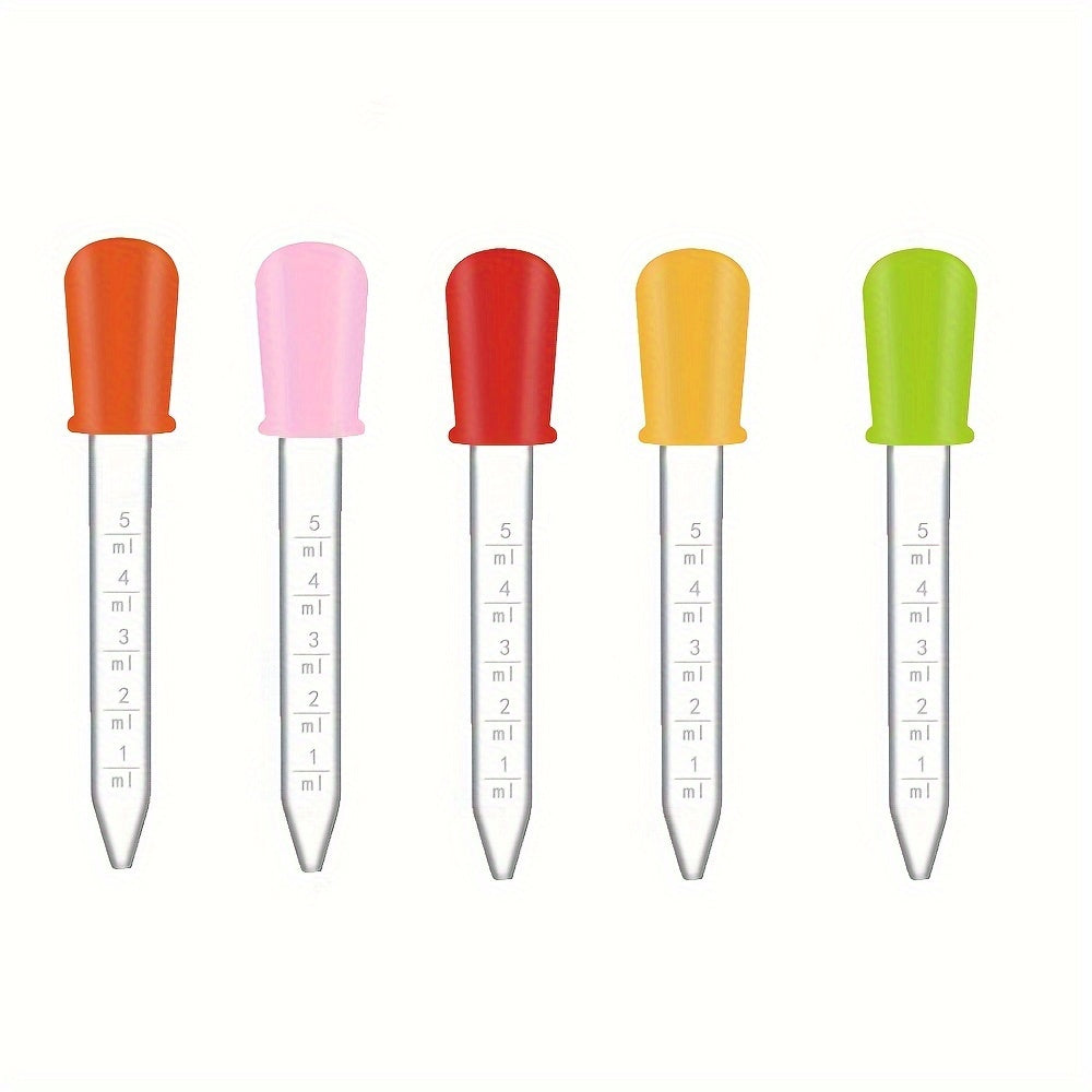 Silicone 5 ML Clear Liquid Medicine Eye Dropper for Candy Mold