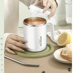 Double Anti-scald Tea Cup Stainless Steel Insulated Coffee Mug