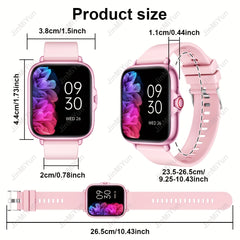 JinMiYun Full Touch Smartwatch, Wireless Calling, Sports Modes
