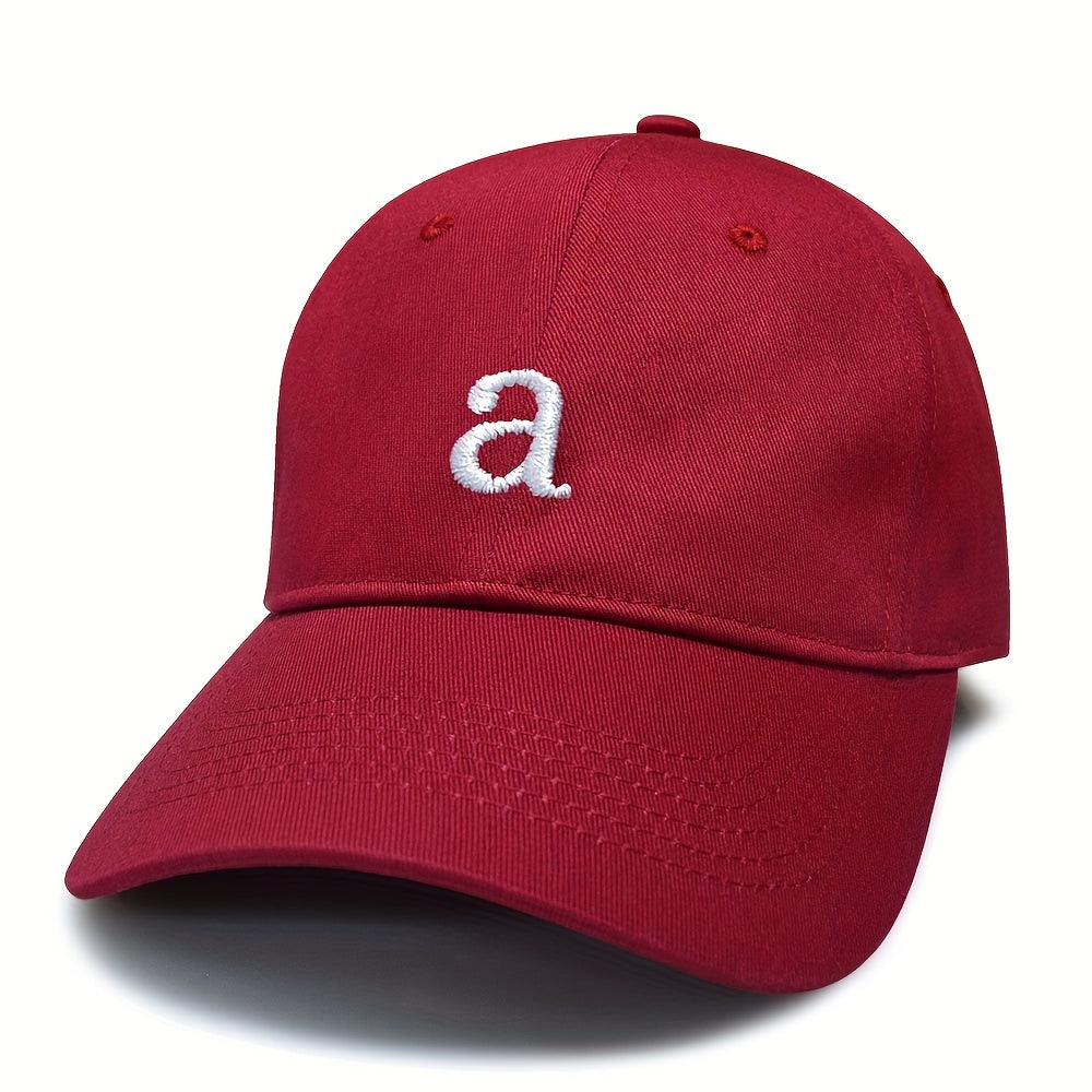 Embroidered Baseball Cap Solid Cotton Dad Hats Lightweight Sun Hats