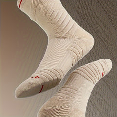 Paris Basketball Socks Men Sports Outdoor Running Socks