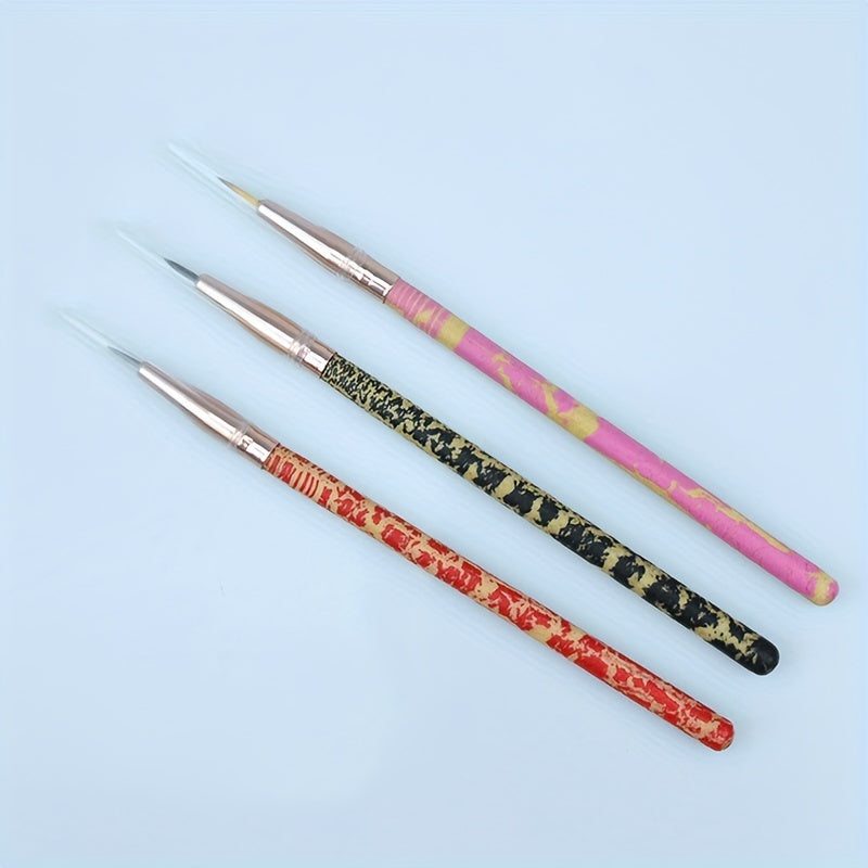 Ultra Fine Gel Eyeliner Brush Wooden Handle