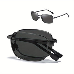 Men's Metal Polarized Foldable Sunglasses For Cycling Driving