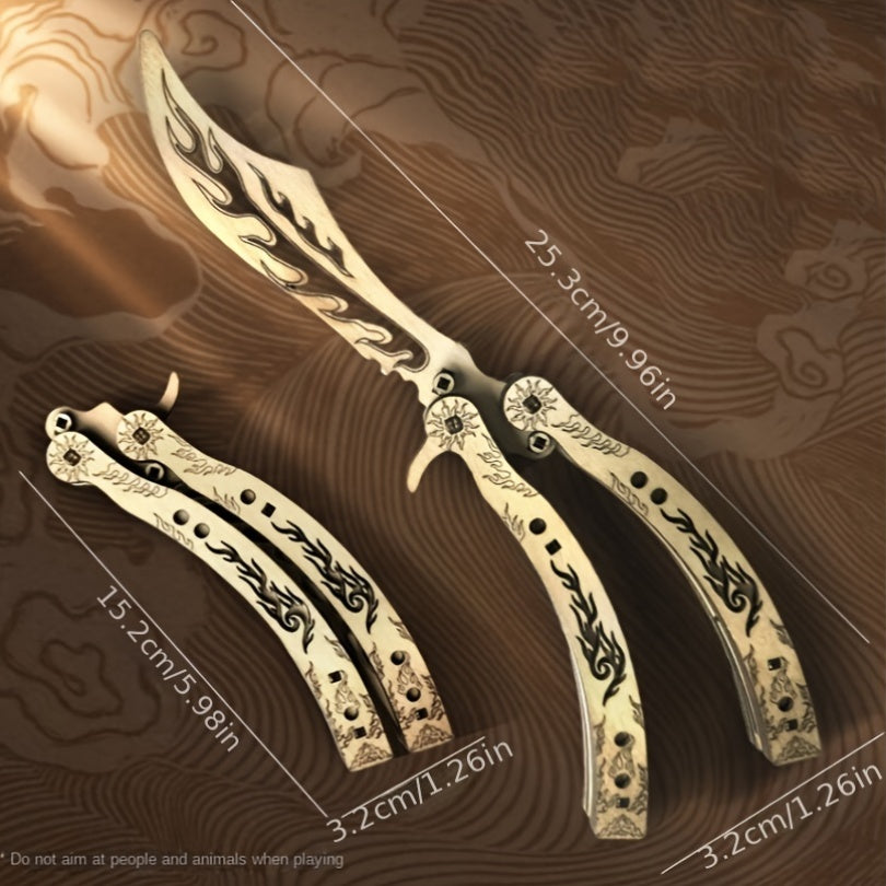 Wooden Butterfly Claw 3D Puzzle Toy Light Yellow