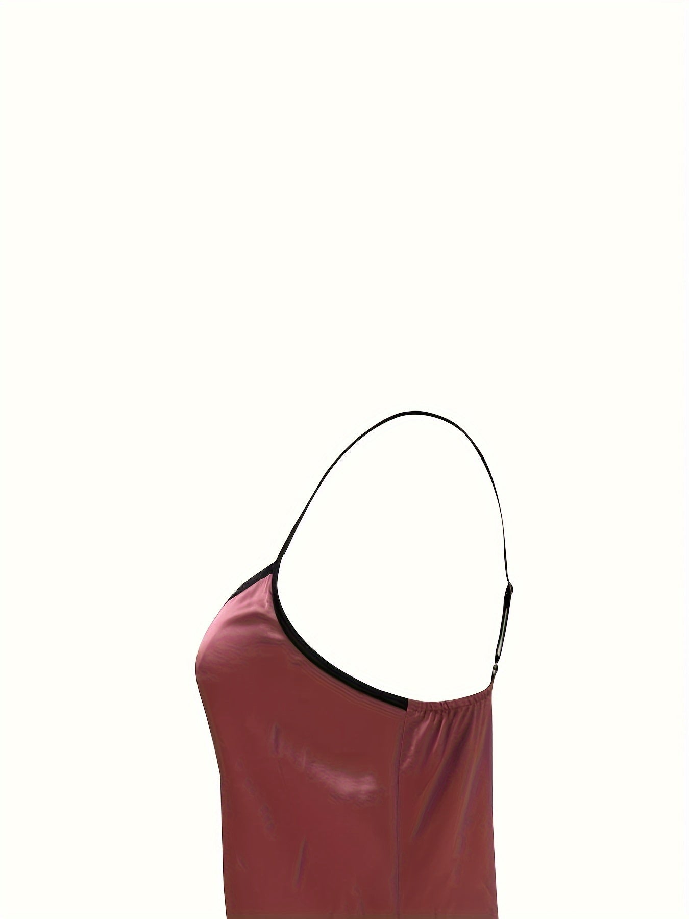 V Neck Satin Nightdress Spaghetti Strap Sleep Dress Women's Sleepwear