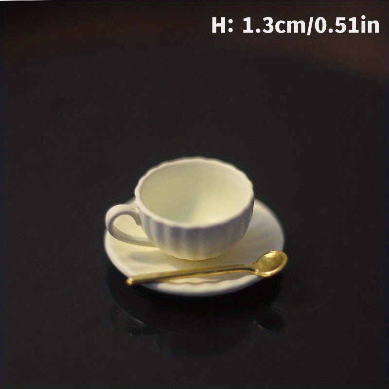 Dollhouse Coffee Cup Decor Colorful Mini Tea Cups DIY Toy Gift