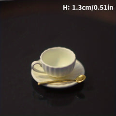 Dollhouse Coffee Cup Decor Colorful Mini Tea Cups DIY Toy Gift