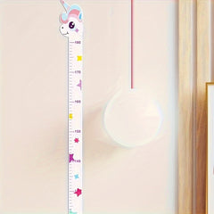Cartoon Animal Print Height Chart Wall Decal PVC Growth Measuring Stick