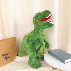 Realistic Dinosaur Plush Toy with Teeth & Spiky
