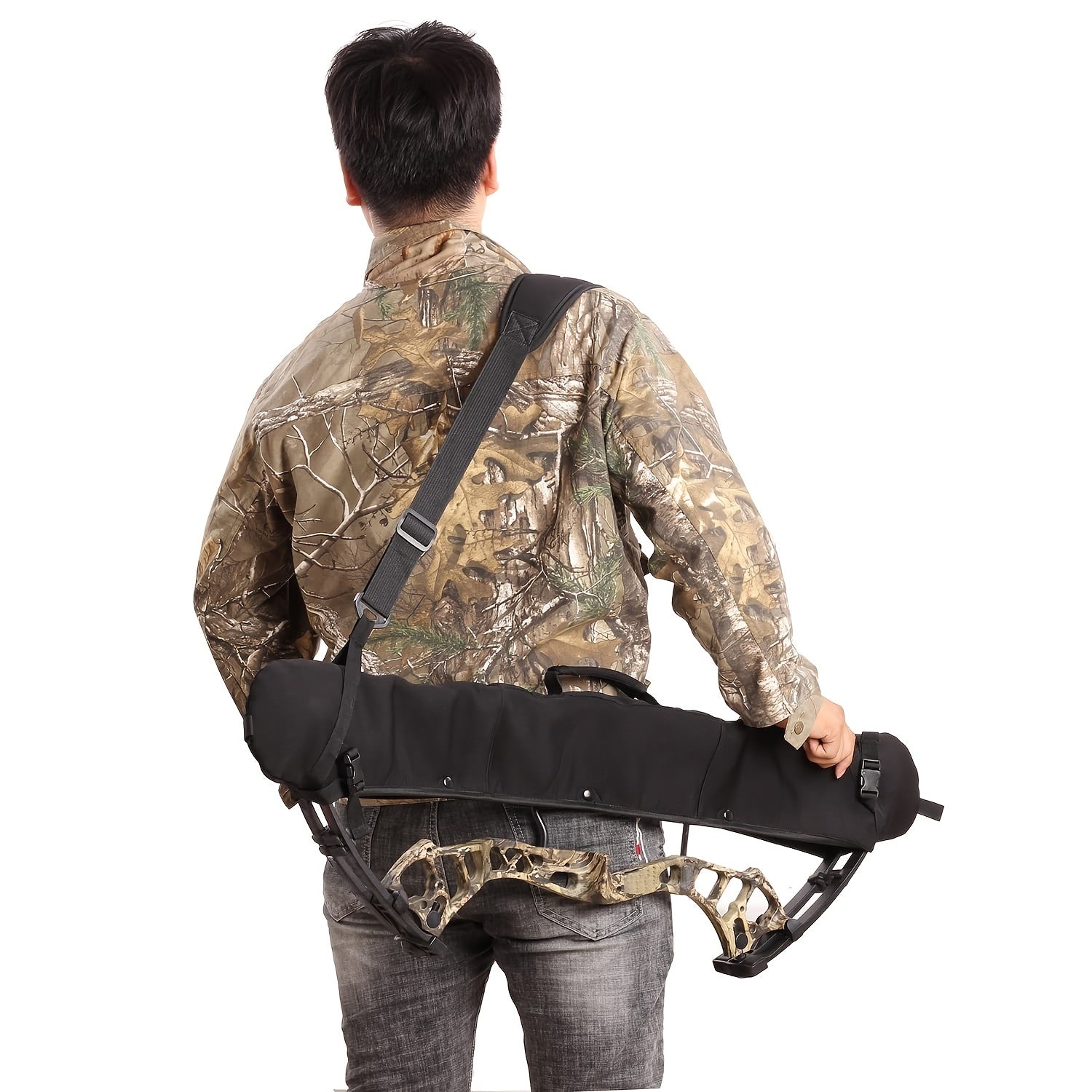 Archery Compound Bow Sling String Shoulder Strap Holder