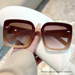 Large Square Sunglasses Gradient UV400 Sun Shades Driving Beach