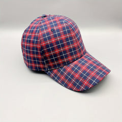 Colorful Grid Pattern Baseball Cap Lightweight Sunscreen Dad Hats