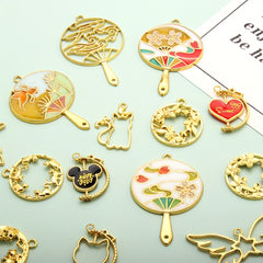 10pcs Ocean Cat Frame Bezel UV Epoxy Resin Molds DIY Jewelry