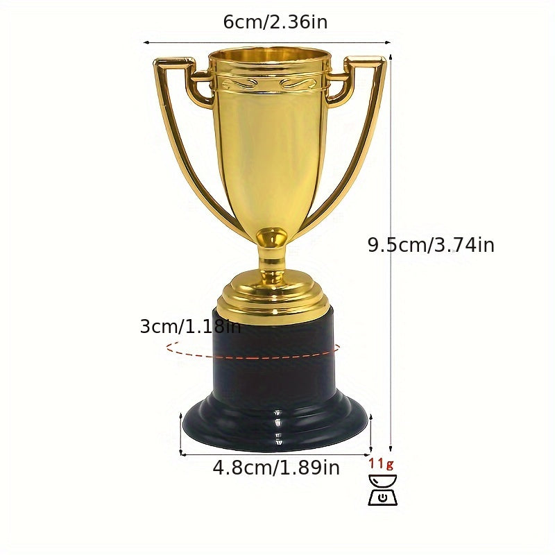 Mini Gold Trophy Award for Party Favors and Rewards