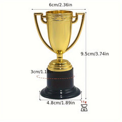 Mini Gold Trophy Award for Party Favors and Rewards