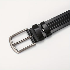 Embossed PU Men's Belt Casual Leather Belt