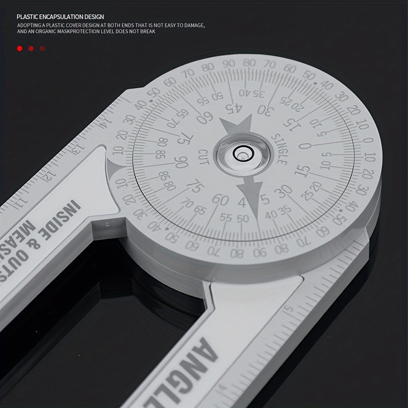Woodworking Angle Ruler Protractor Mini Inside Outside Measurement
