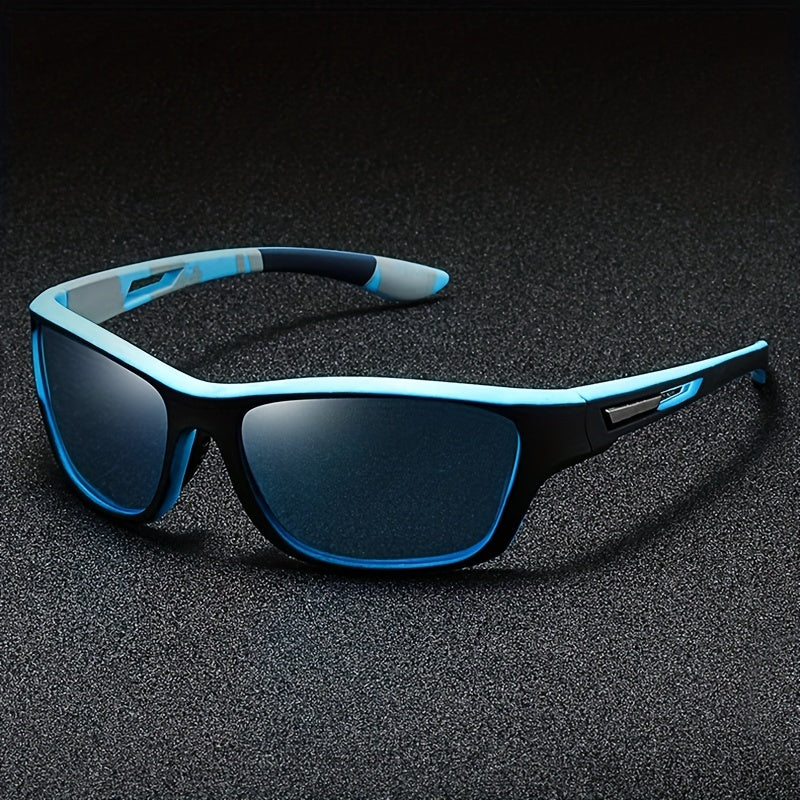 Men's Polarized Ski Cycling Fishing Sunglasses with Windproof Goggles