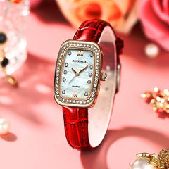 Red Alloy Quartz Watch Gift For Kids