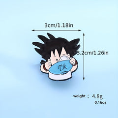 Cartoon Enamel Pin Brooch for Clothes Bags Jackets Hat