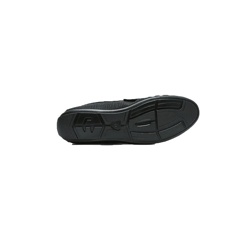 Men's Letter Decor Moccasin Loafer Shoes Non-slip Slip On Spring Summer