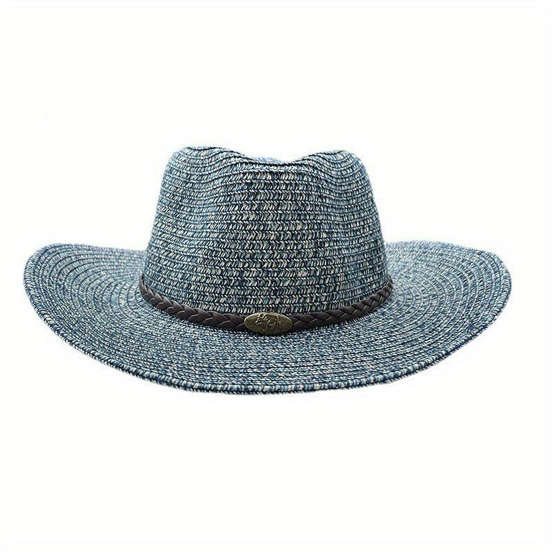 Big Brim Straw Hat Summer Sun Protection Cowboy Hat