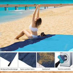 Picnic Beach Blanket 200 X 210 Sandproof Mat