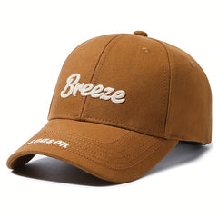 Embroidered Canvas Baseball Cap for Men - Outdoor Sun Hat for Fishing