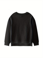 Girls Dancing Bear Graphic Sweatshirt Long Sleeve Pullover